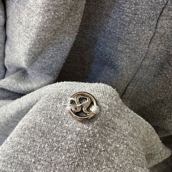 Lululemon Cardigan Sweater Open Front Drapey Wrap Athleisure Gray women’s 6 - Picture 10 of 11